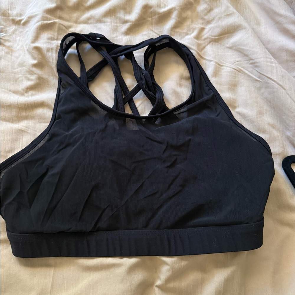 Black Women's Sports Bra